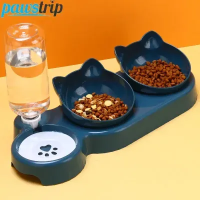 3 in 1 Cat Feeder Automatic Water Dispenser