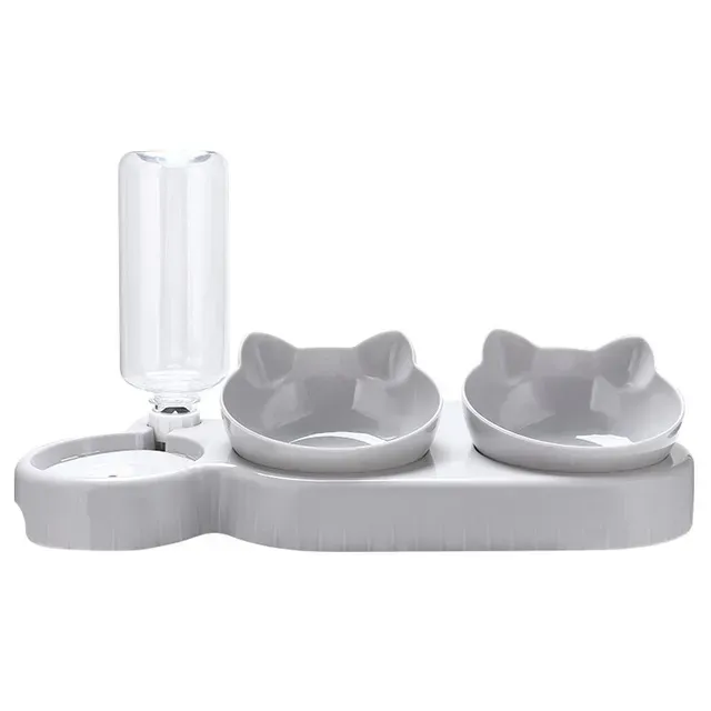 3 in 1 Cat Feeder Automatic Water Dispenser