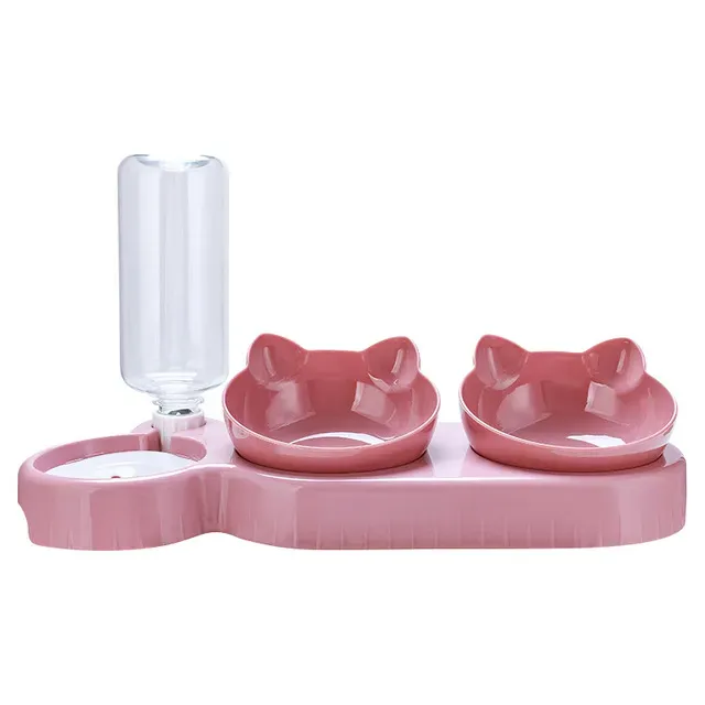 3 in 1 Cat Feeder Automatic Water Dispenser