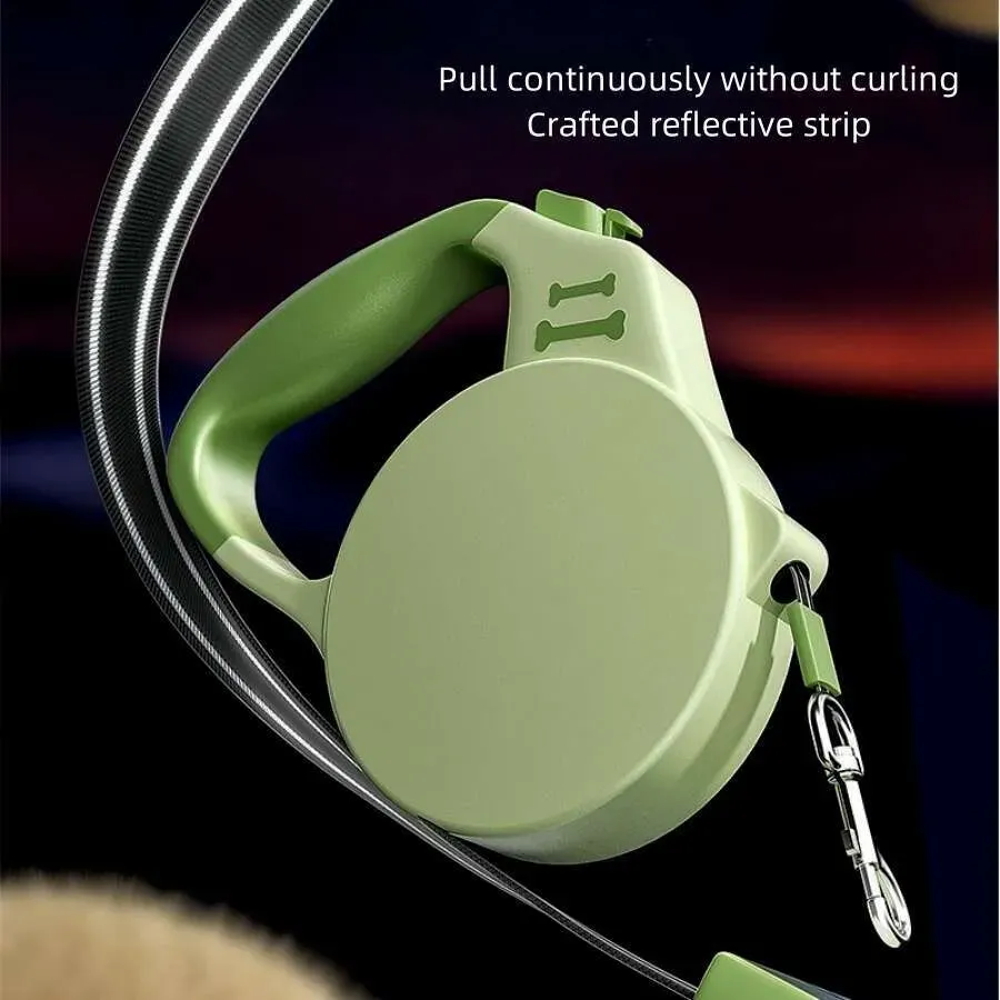 Automatically Retractable Handheld Pet Leash