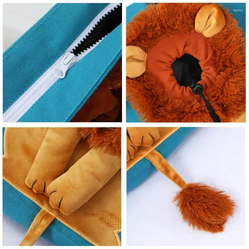 Cat Carriers Funny Lion Shaped Pet Bag Breathable