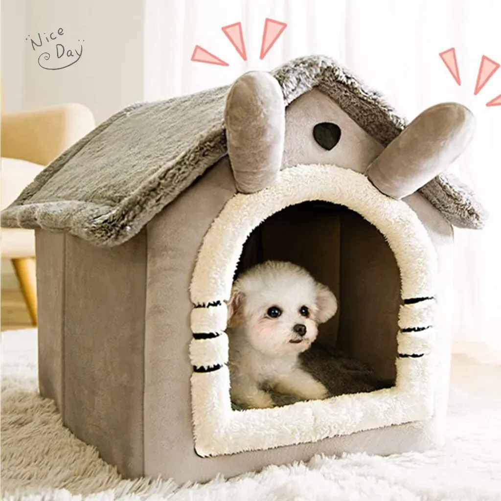Cat Dog bed Foldable Pet Sleepping Bed removable and washable