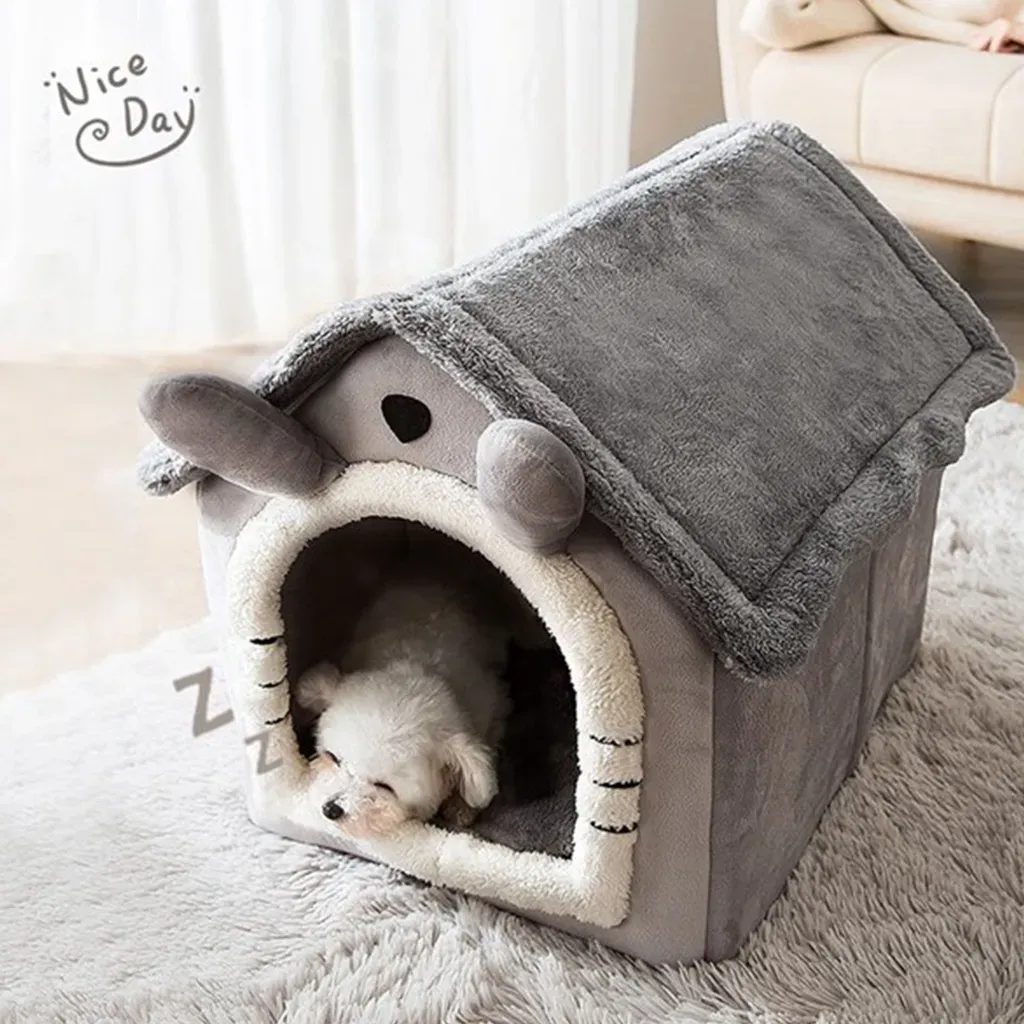 Cat Dog bed Foldable Pet Sleepping Bed removable and washable