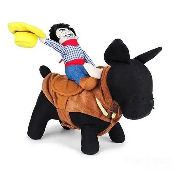Dog Clothes Funny Cowboy Dressing Up Jacket Coats