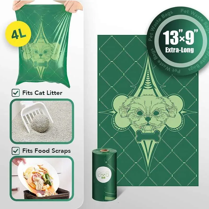 Dog Poop Bags Leak Proof Dog Waste Bags