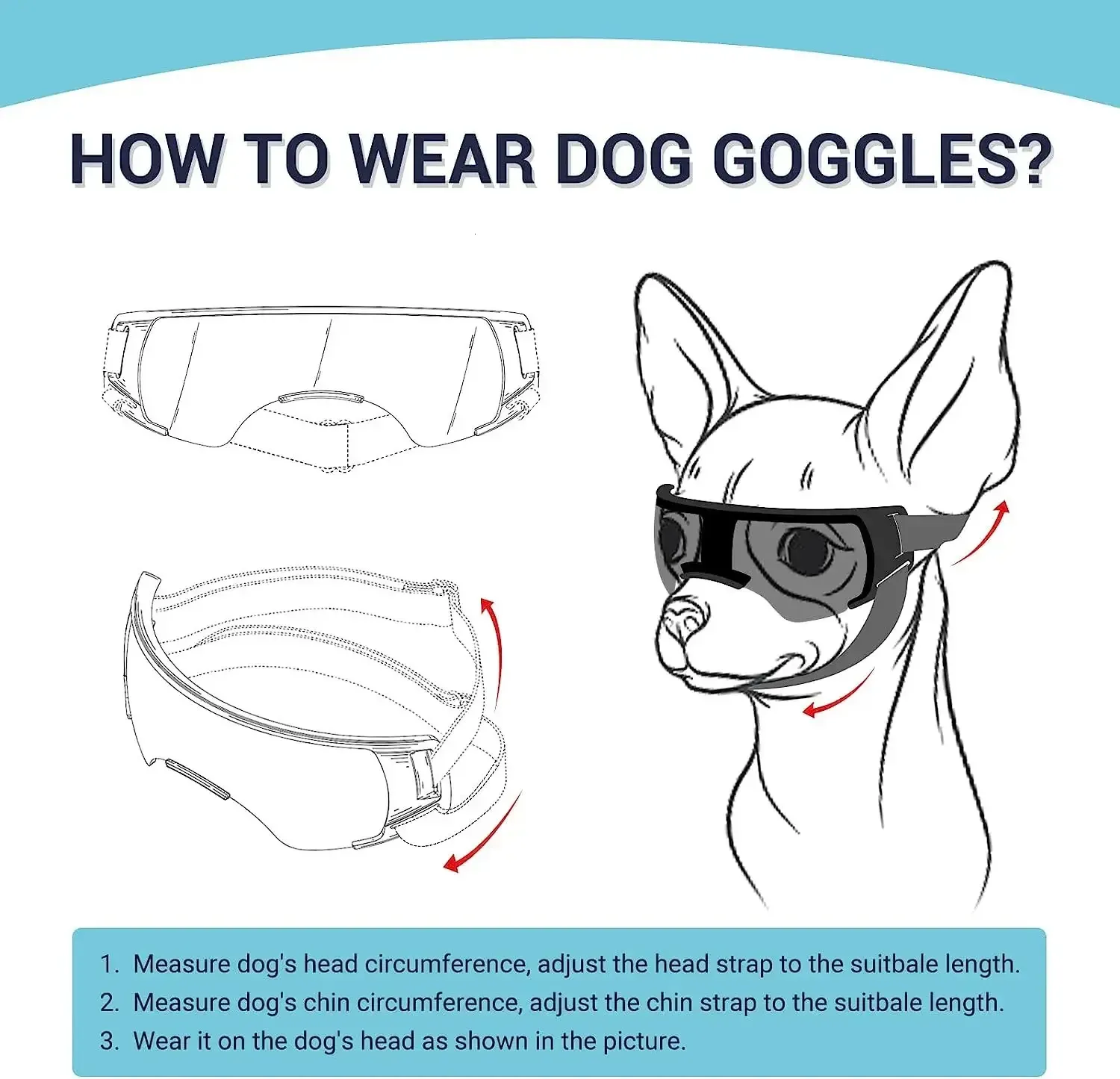 Dog Sunglasses Small Breed Dog Goggles