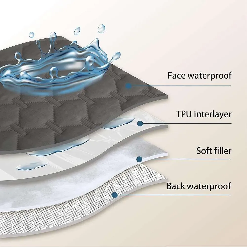 Double-Sided Waterproof Dog Bed Cover