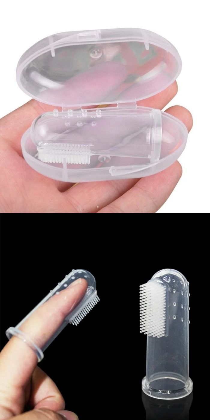 Keep your pet's teeth clean and healthy with the Finger Super Soft Toothbrush! Designed for both dogs and cats, this Teddy Brush is made from soft silicagel to gently remove plaque, tartar, and bad breath. Easy to use as a finger brush, it’s the perfect pet dental care tool for maintaining your furry friend’s oral hygiene. A must-have in your pet supplies collection, this gentle toothbrush ensures a stress-free teeth-cleaning experience for your pet. Promote dental health and fresh breath with this effective and comfortable pet toothbrush!