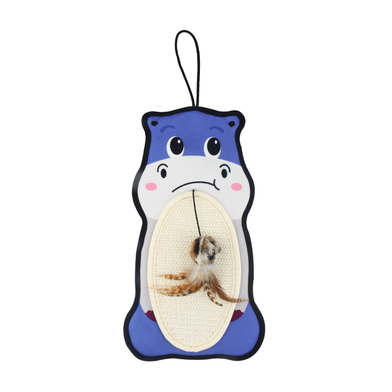 GiGwi Cat scratch pad sinew rope wear resistant crumb cat toy cat scratch board hanging on the wall to protect the sofa