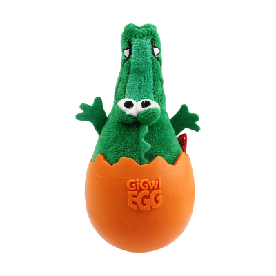 GiGwi dog toy eggshell simulation plush rubber toy bite resistant teeth pet toy vocalization