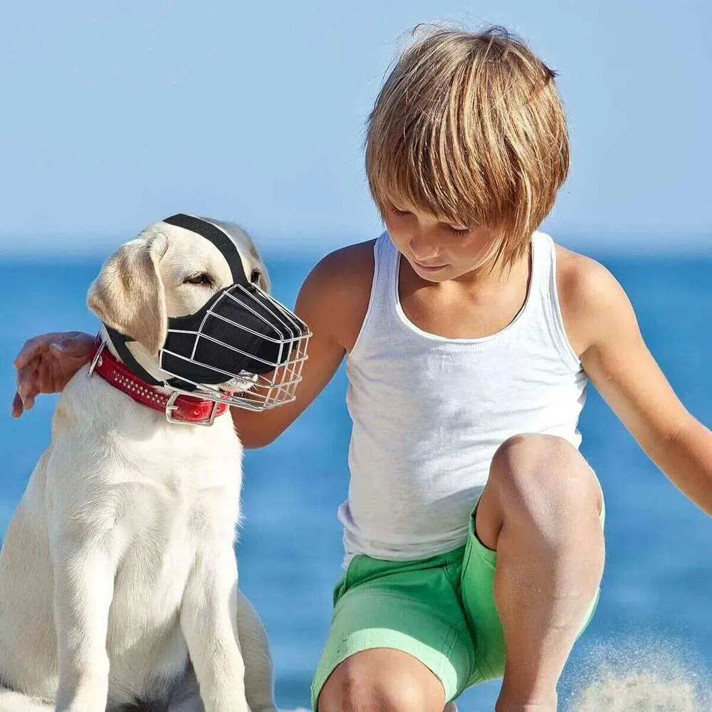 Medium And Large Dog Muzzle To Prevent Random Eating And Biting