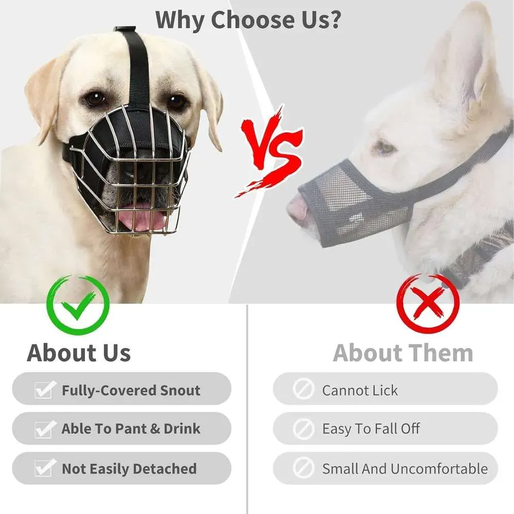 Medium And Large Dog Muzzle To Prevent Random Eating And Biting