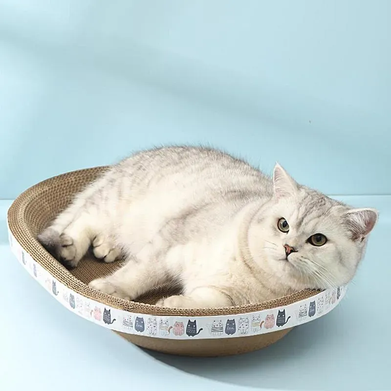 New Corrugated Cat Scratcher Cat Bed Nest