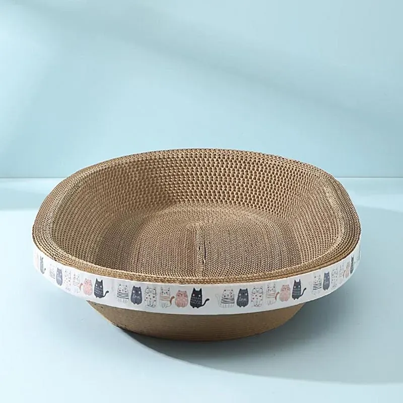 New Corrugated Cat Scratcher Cat Bed Nest