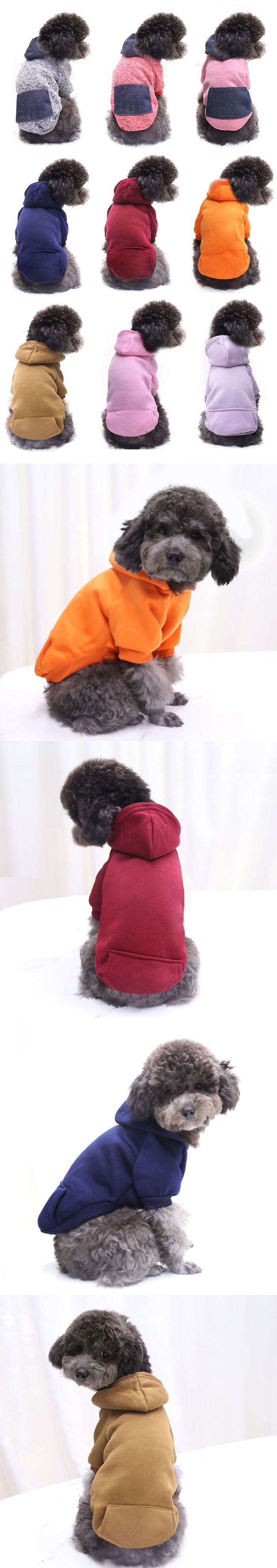 Keep your pet cozy and stylish with our Fall & Winter Hoodie. Designed for both dogs and cats, this hoodie features a sporty design with pockets and a comfortable fit. Perfect for chilly days, it combines warmth and style for your furry friend.