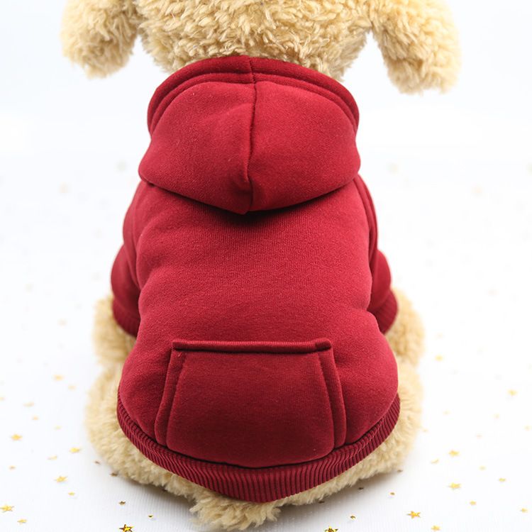 Pet Fall & Winter Hoodie, Sporty with Pockets for Dogs and Cats
