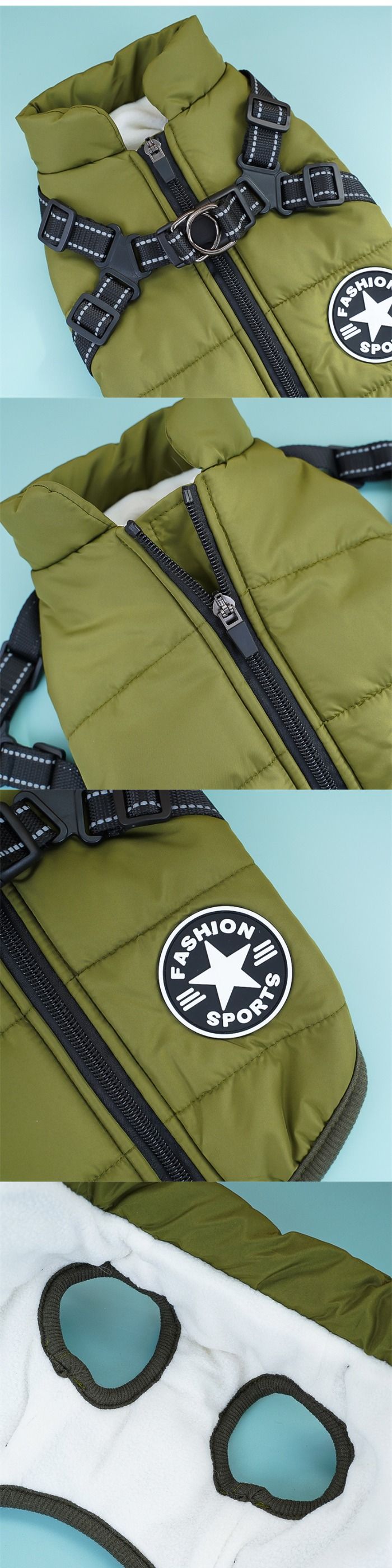 Keep your pet warm and cozy during winter walks with our pet winter vest. This waterproof and insulated jacket provides extra warmth for dogs and cats. Perfect for cold weather, it's a practical and stylish addition to your pet's wardrobe