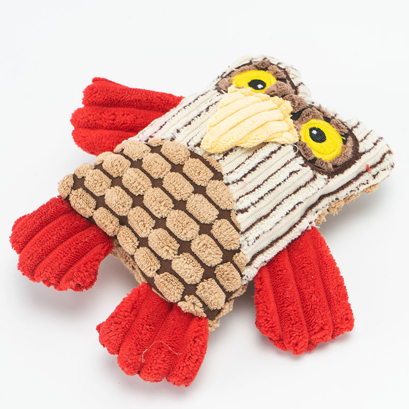Pet plush chicken toy