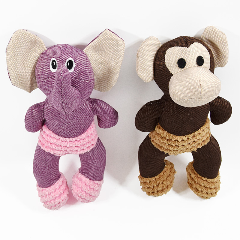 Popular pet toy monkey elephant