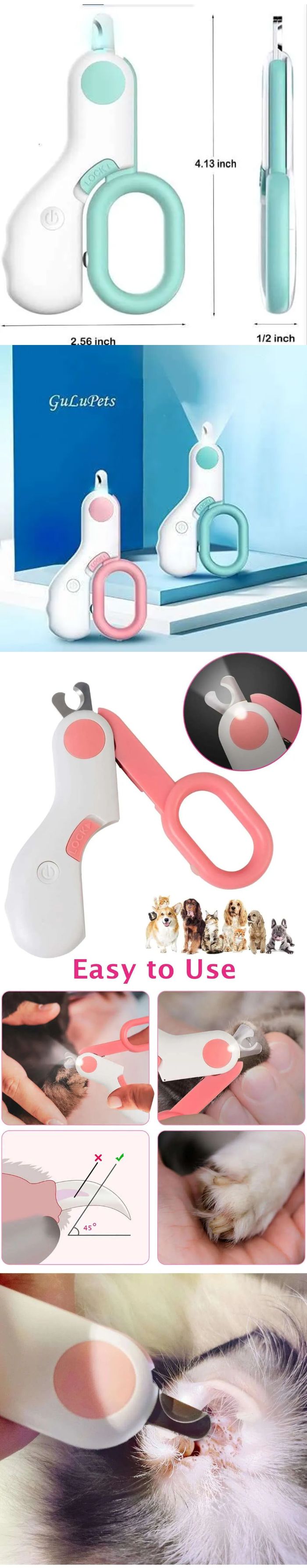 Discover the DHpet Push Clippers Cat Nail Clippers, the ultimate solution for safe and easy cat nail care. Featuring an adjustable round hole and designed for small blind clippers, these pet nail clippers ensure a precise and comfortable trimming experience. Perfect for cat owners seeking durable, easy-to-use, and professional grooming tools for their feline friends. Keep your cat's nails healthy and well-maintained with our reliable cat nail clippers.