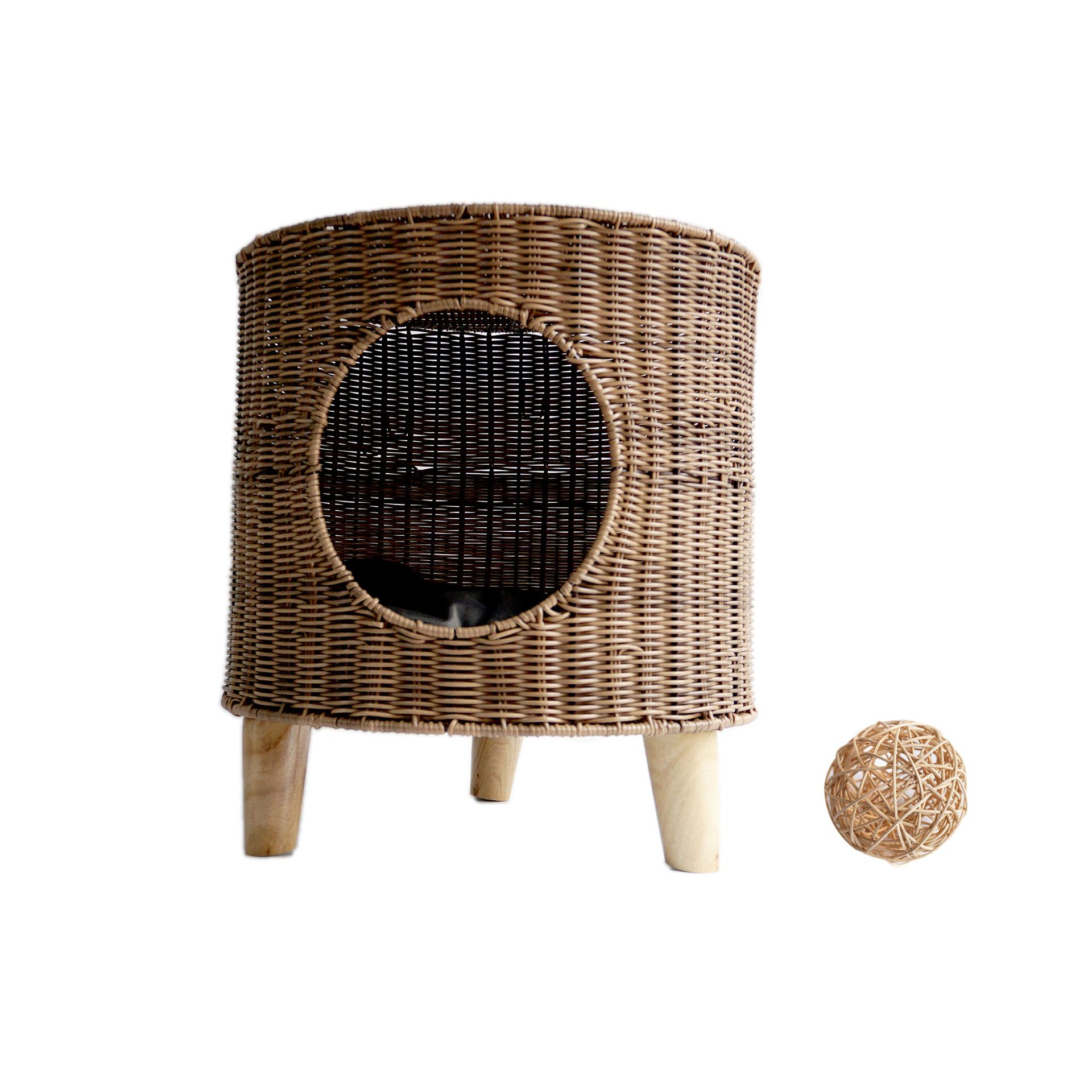 Rattan Pet Bed: Cozy and Breathable