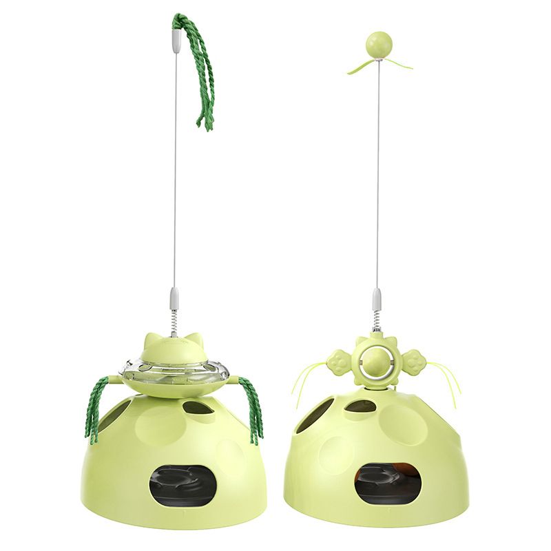Rotating Food Dispensing Cat Wand
