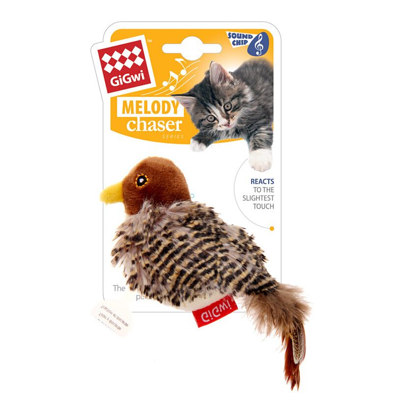 Squeaky Bird Toy for Cats