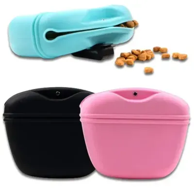 Training Portable Dog Bag Silicone Feeders
