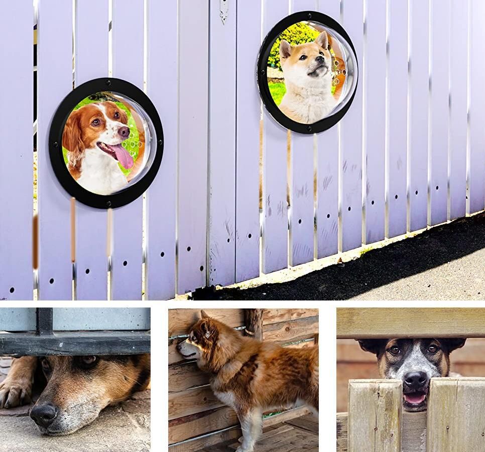Transparent Half-Dome Pet Viewing Window