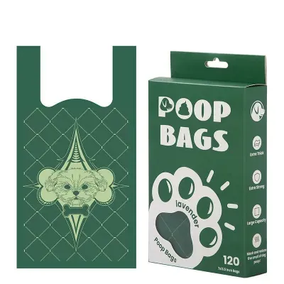 Ultra Thick Lavender - Scented Leak - Proof Pet Waste Disposal Bags