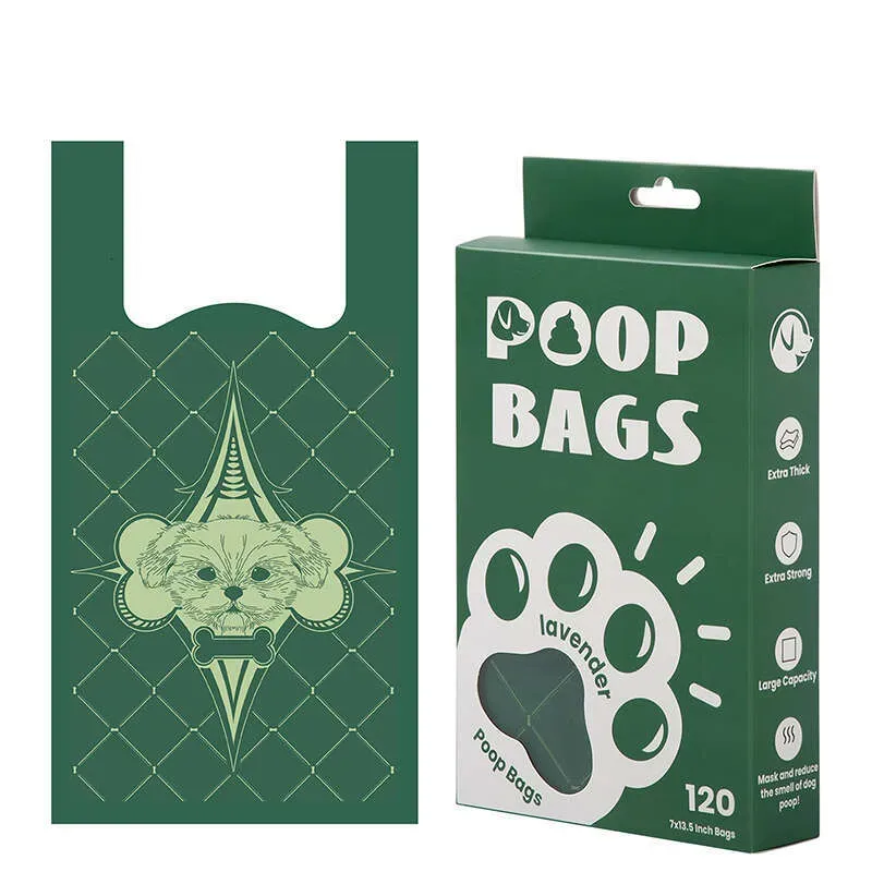 Ultra Thick Lavender - Scented Leak - Proof Pet Waste Disposal Bags
