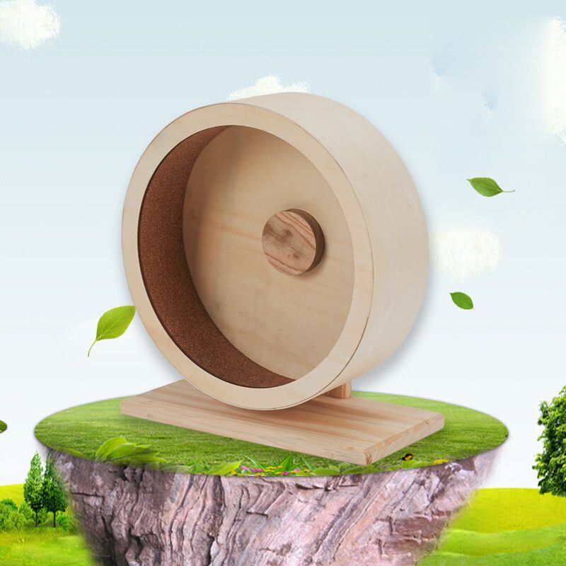 Wooden Silent Treadmill for Small Pets